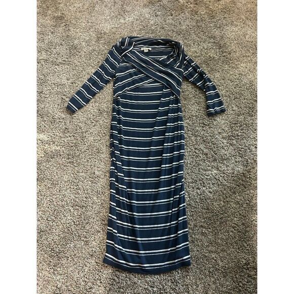 Striped Maternity Dress - Picture 2 of 5